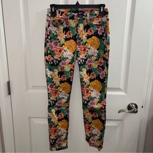7 For All Mankind Floral Patterned Jeans